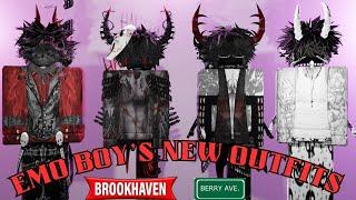 New Brookhaven codes for boys Outfits Clothes  Emo boys outfits codes 2023