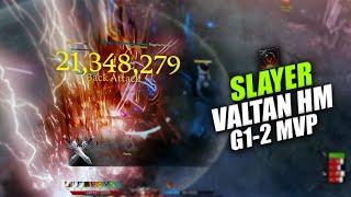 1490 Predator SLAYER Valtan Hard G1-2 MVP  Lost Ark 로스트아크