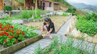 10 Days to Build a Vegetable Garden Firewood Warehouse Water Tank and Wooden Bird Cage