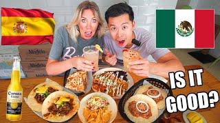 We Tried MEXICAN Food In SPAIN...1st Impressions