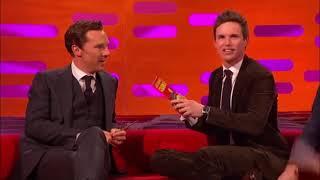 Benedict Cumberbatch Tom Hiddleston and Eddie Redmayne being friends