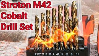 Stroton Metric M42 8% Cobalt Twist Drill Bits Set