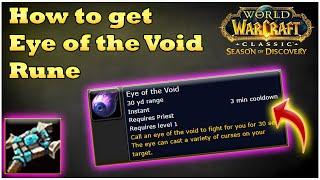 How to get Eye of the Void Rune for Priest WoW SoD Phase 3