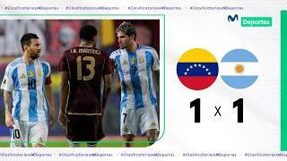 VENEZUELA vs. ARGENTINA 1-1 RESUMEN Y GOLES DEL EMPATE EN MATURÍN  CLASIFICATORIAS 2026 ️