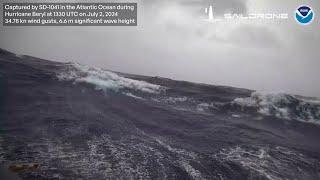 ‘Saildrone’ vessel captures massive waves inside Hurricane Beryl   VOA News