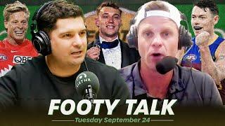 Roo & Joey  A Brownlow Conspiracy Norm Smith Medal Predictions Cripps Dominates  Footy Talk AFL