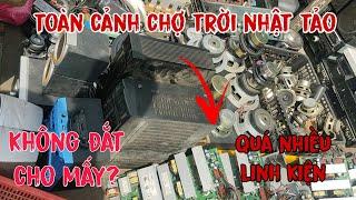 toàn cảnh buôn bán tại chợ trời nhật tảo 20052024