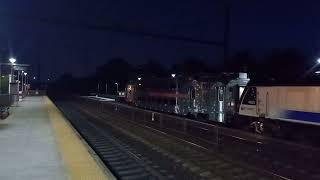 Acela Express 2226 & NJ Transit Train 7871 With Two Cab Cars at Hamilton