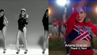 2009 vs 2019 Beyonce vs Ariana Grande - DJ Earworm Mashback