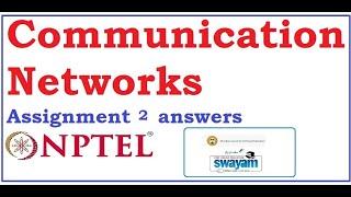 communication networks nptel assignment answers  week 2NPTEL2023