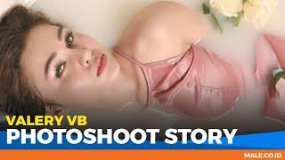 VALERY VB di Behind the Scenes Photoshoot - Male Indonesia  Model Seksi