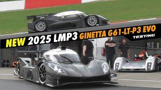 NEW 2025 LMP3 Ginetta G61-LT-P3 Evo TESTING - 3.5L V6 Pure Sound & Comparison