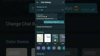 How to change your theme color Telegram