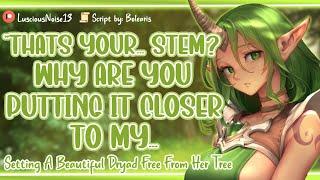 ASMR RP  Setting A Beautiful Dryad Free From Her Tree Monster Girl 18+ Preview