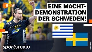 Uruguay – Schweden Highlights  Handball-WM 2023  sportstudio