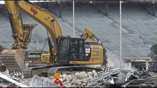 Northwesterns historic Ryan Field Stadium demolition.