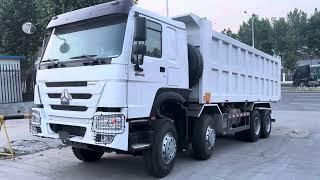 Howo 8x4 dump truck for Guinea 60 tons mine work made by Sinotruk