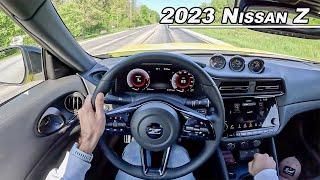 2023 Nissan Z Performance Manual - How Good is The New Twin Turbo V6 POV Binaural Audio