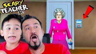 KIZGIN ÖĞRETMENİN GİZEMLİ ODASI HEYKEL OLDU  SCARY TEACHER 3D OYNUYORUZ