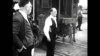 Buster Keaton Stops A Train