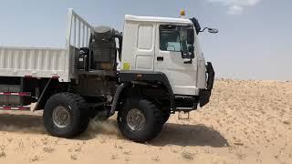 Howo 8x8 Desert Truck capability demonstration