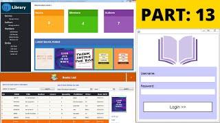 Java Library Management System Project In Netbeans With MySQL - Part 13