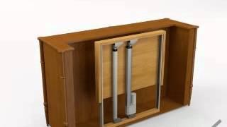 Projects DIY Motorized TV Lift Cabinet Using Linear Actuators
