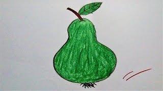 How to Draw a Jamrul Fruit for Kids  Drawing Tutorial
