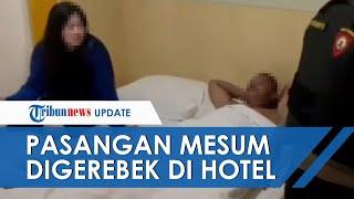 Pasangan Mesum Kena Gerebek Polisi di Hotel Tampak Kelelahan dan Ditemukan Kondom Berserakan