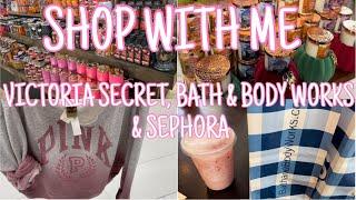 SHOP WITH ME VLOG IN RGV AT VICTORIA SECRET BATH & BODY WORKS & SEPHORA