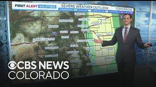 Severe weather expected over the next three days in Colorado