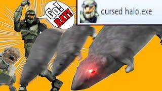 More CURSED HALO MOD To Melt Your Brain - Cursed Halo MoD Funny Moments 4