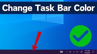 How To Change Taskbar Color In Windows 10 Simple Tutorial