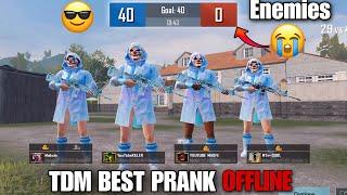 PRANK OFFLINE TDM & ZERO KILL CHALLENGE Solo VS SquadSAMSUNGA3A5J2J3J5J7S5S6J1XMAX