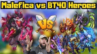 Malefica vs BT40 Heroes  Castle Clash