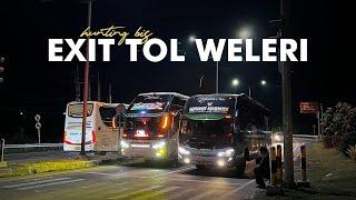 HUNTING RATUSAN BIS YANG LEWAT ‼️ EXIT TOL WELERI KENDAL  Spesial Liga Malam Senin