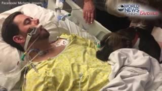 Dog Visits Hospital To Say Goodbye to Owner