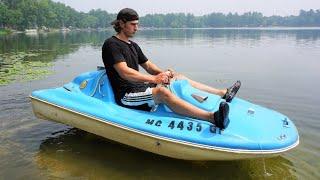 First Ride On The 1960s Mini Jet Boat