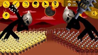 MY BOSS FINAL GOLDEN ARMY VS GIANT FINAL BOSS ARMY x9999  Stick War Legacy Mod  MrGiant777