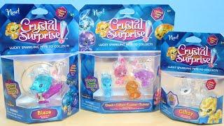 Crystal Surprise Lucky Sparkling Pets with Surprise Charms To Collect