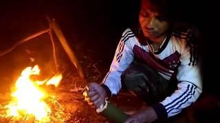 Perjalanan Ke Hutan Di Malam Hari Masak Nasi Dan Air Menggunakan Bambu  Raksamala Forest #02