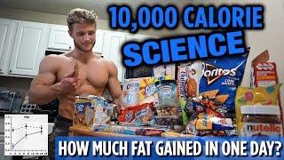 10000 Calorie Challenge SCIENCE Explained  How Much Fat Gained in One Day?