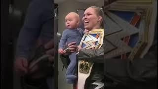 Ronda Rousey And Her Baby Pō️ WWE