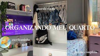 faxinando meu quarto   faxina completa