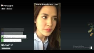 Q&A Raisa Persicope part 1