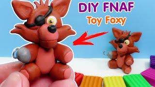 ФНАФ ИЗ ПЛАСТИЛИНА - КАК СЛЕПИТЬ ФОКСИ  Five Nights at Freddys Foxy Plush Plasticine Tutorial