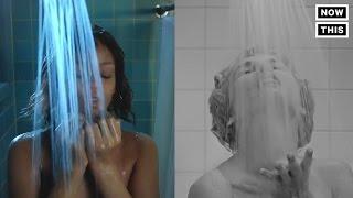 Rihanna Rocks Iconic Psycho Shower Scene  NowThis