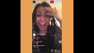 Star fire juice wrlds ex disses ally lotti on Instagram live