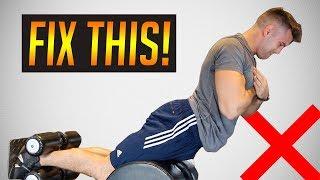 How To PROPERLY Use The Glute Hamstring Machine  GHR Made Simple