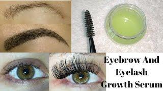 Grow Long Thick & Strong Eyebrows & Eyelashes In Just 5 Days  DIY Eyelash & Eyebrows Growth Serum